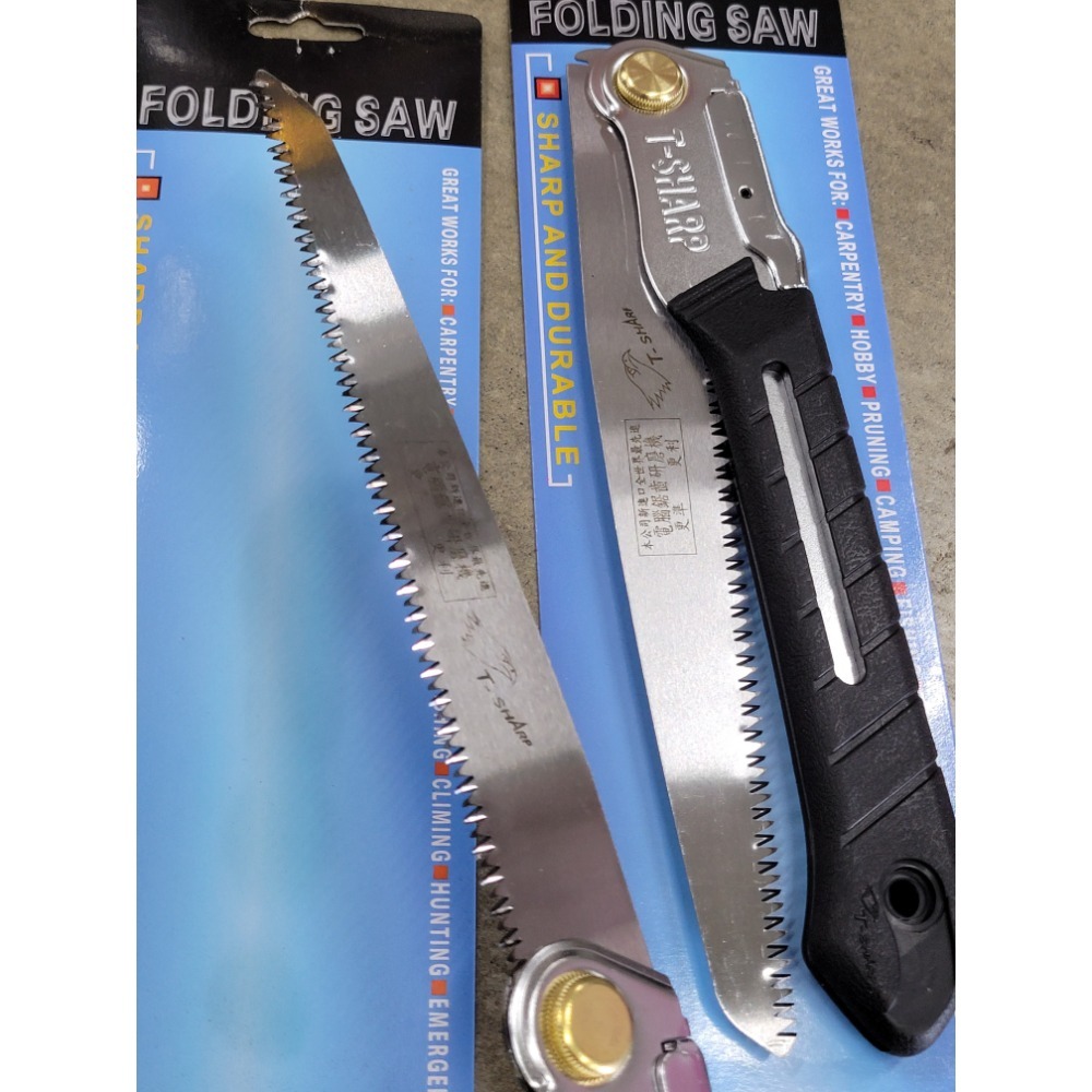 (巧雲家) SHARP 鷹 TIN 210 240 折合鋸 粗目 可換刀刃木鋸 手工鋸手鋸鋸子-細節圖4