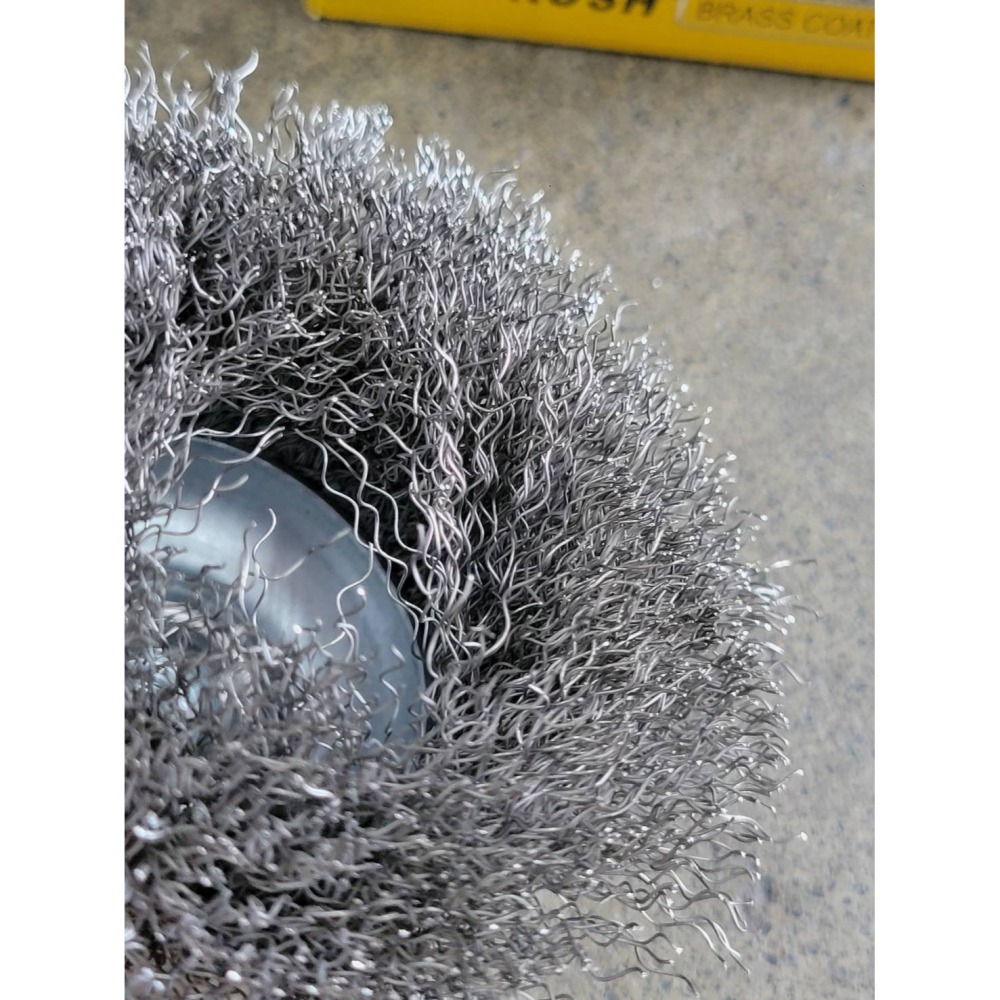 (巧雲家) 台灣製 WATA 3＂白鐵碗型鋼絲輪 除鏽油漆 銲接劑 砂輪機 鋼絲輪 鋼刷 白鐵刷-細節圖5