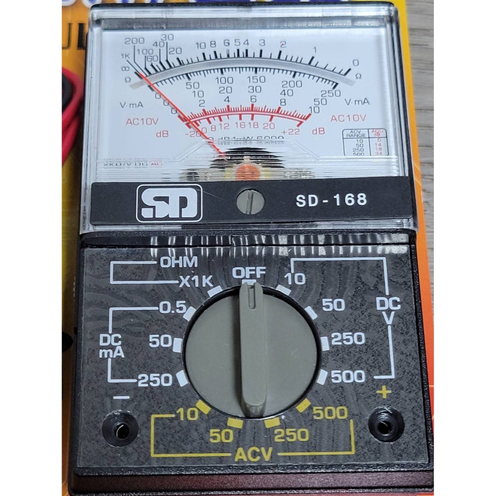 (巧雲家) 好朋友 指針三用電錶 電表 多功能電表 電錶 交流電壓 直流電壓 SD-360 SD-168-細節圖8