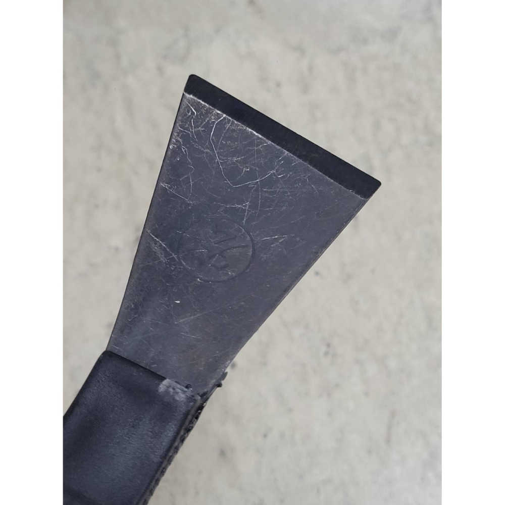 (巧雲家) 白鐵漆刀 黑鐵 黑斜皮刀 三用刮刀 白鐵刮刀 台灣製 批土 補土 壁癌 牆壁修補 補刀-細節圖3