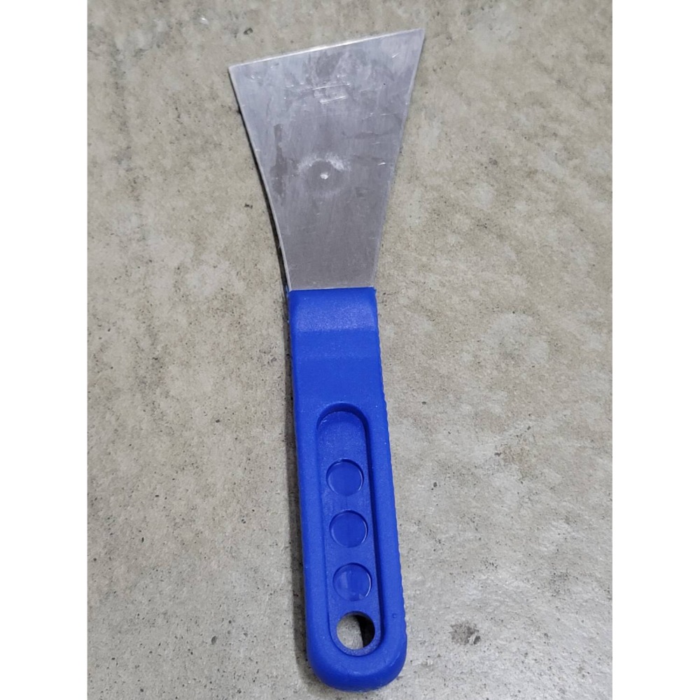 (巧雲家) 白鐵漆刀 黑鐵 黑斜皮刀 三用刮刀 白鐵刮刀 台灣製 批土 補土 壁癌 牆壁修補 補刀-規格圖5