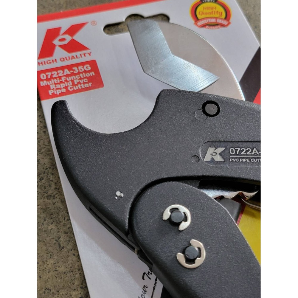 (巧雲家) KNIPEX K牌 35mmn三角刀式多功能快速切管器 水管剪 管切刀  自動退刀 PVC管切刀 台灣製造-細節圖3