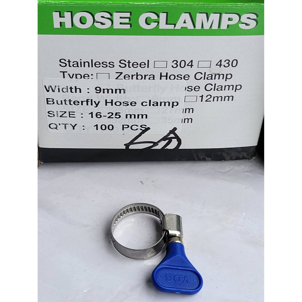 (巧雲家) 不鏽鋼卡箍 管束 束環 水管束環 卡箍 水管束 4分水管 6分水管 8分水管 蝴蝶管束 斑馬管夾-細節圖2