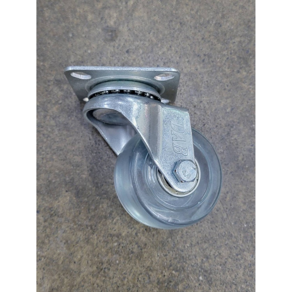 (巧雲家) PU活動輪 2＂ 3分牙 車輪 鐵力士架 萬向輪 推車輪 腳輪 烏龜車輪 沙發輪 傢俱輪 小輪子 優力膠輪-規格圖8