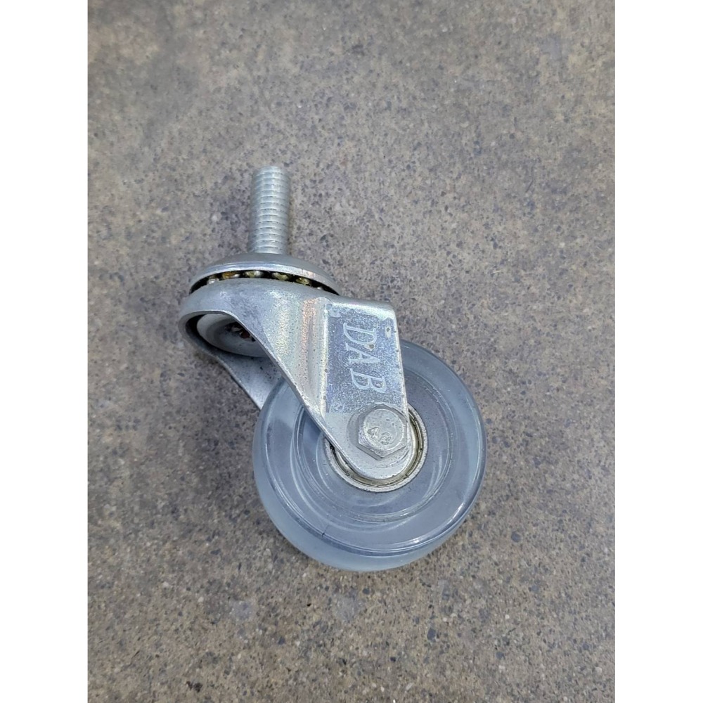 (巧雲家) PU活動輪 2＂ 3分牙 車輪 鐵力士架 萬向輪 推車輪 腳輪 烏龜車輪 沙發輪 傢俱輪 小輪子 優力膠輪-規格圖8