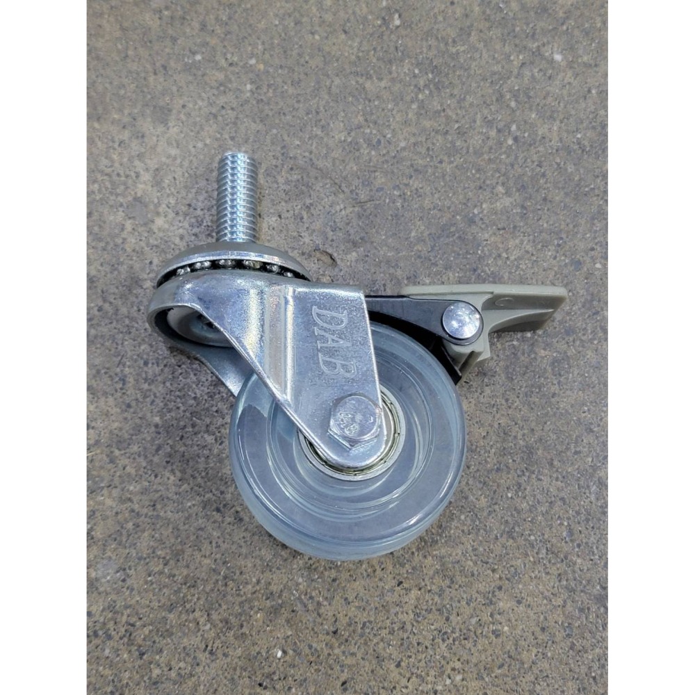 (巧雲家) PU活動輪 2＂ 3分牙 車輪 鐵力士架 萬向輪 推車輪 腳輪 烏龜車輪 沙發輪 傢俱輪 小輪子 優力膠輪-規格圖8