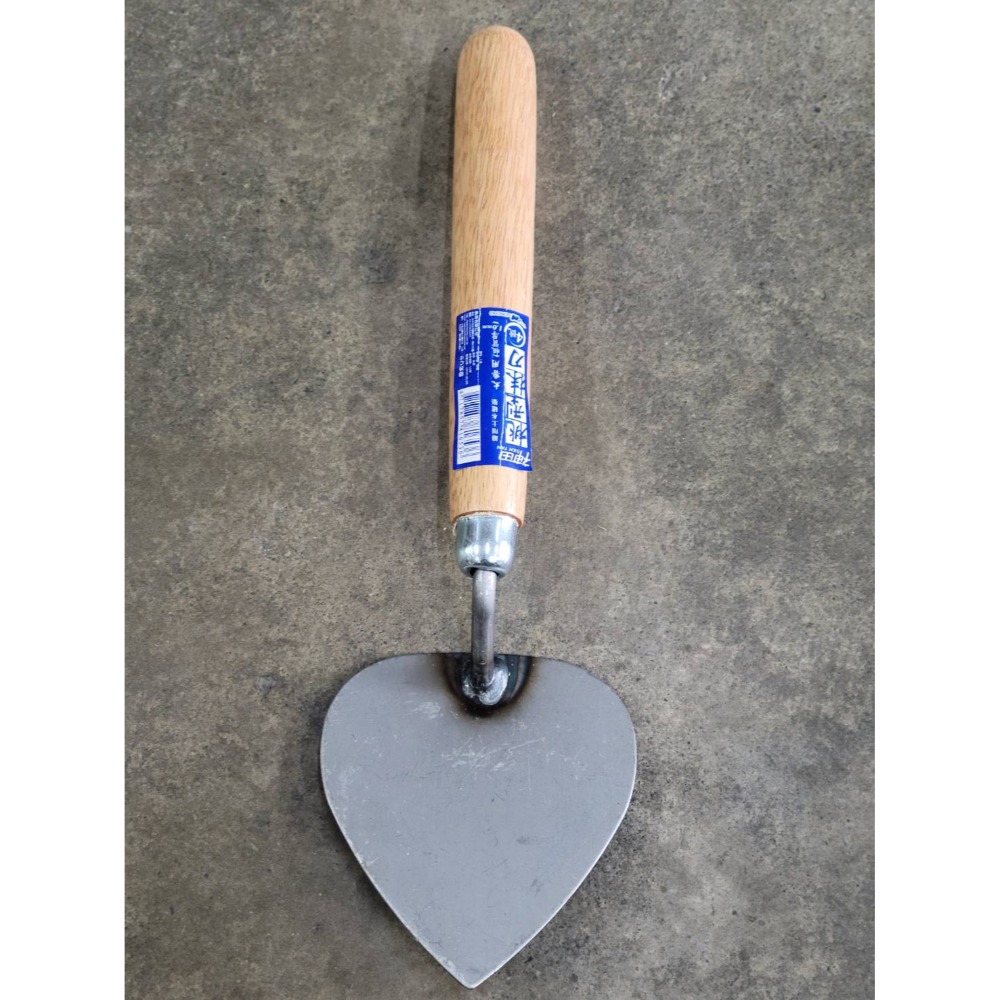 (巧雲家) 神田 桃型抹刀 灰匙 鏝刀 磁磚 水泥 泥作 砌磚 括縫 刮刀 土木工具-規格圖6