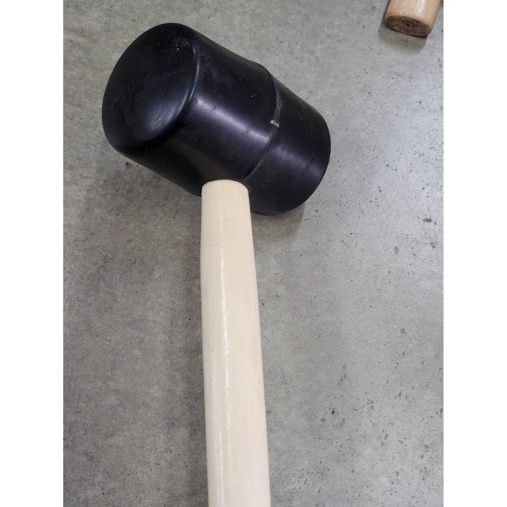 (巧雲家) 黑橡膠鎚 1.5＂ 2＂ 2.5＂ 3＂ 橡膠槌 木柄 橡膠鎚 榔頭 檸檬槌 膠槌 塑膠槌 台灣製-細節圖8
