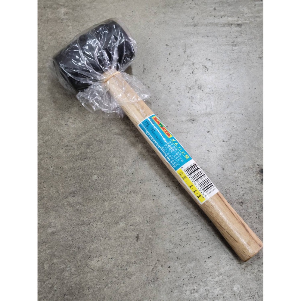 (巧雲家) 黑橡膠鎚 1.5＂ 2＂ 2.5＂ 3＂ 橡膠槌 木柄 橡膠鎚 榔頭 檸檬槌 膠槌 塑膠槌 台灣製-規格圖8