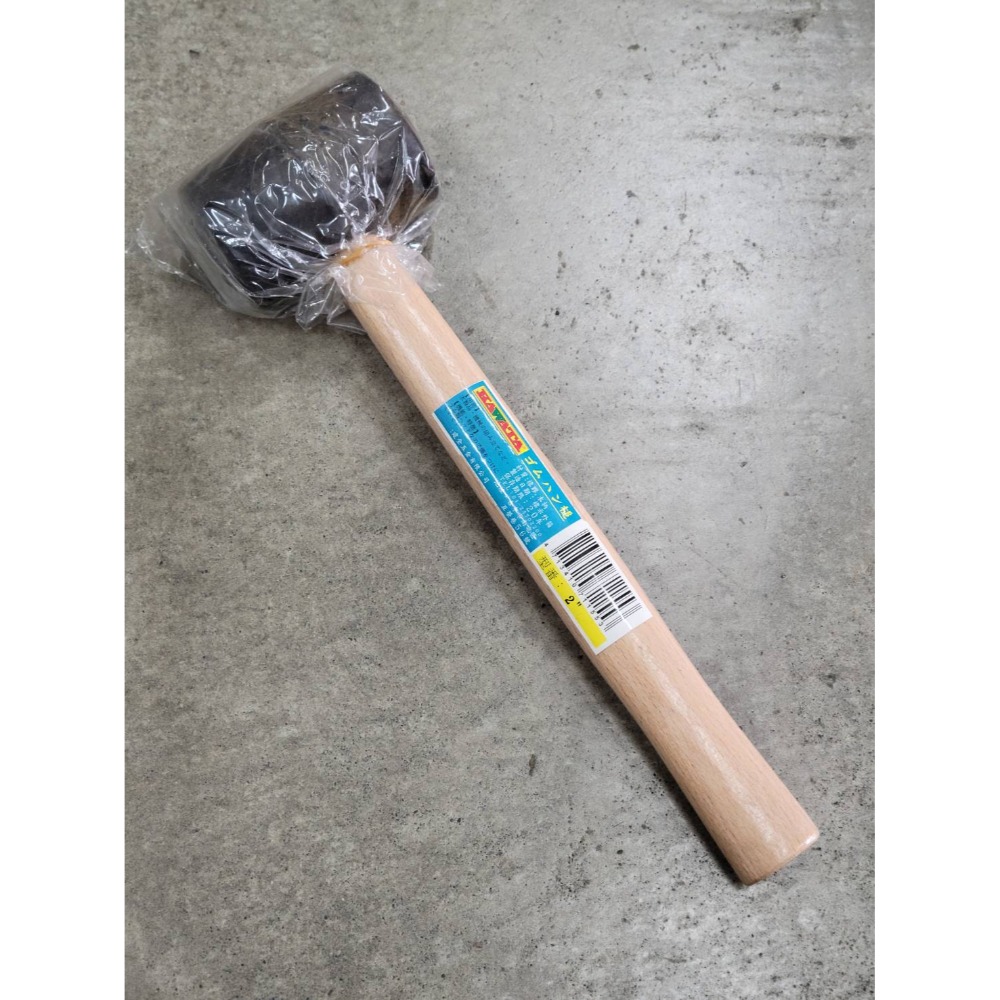 (巧雲家) 黑橡膠鎚 1.5＂ 2＂ 2.5＂ 3＂ 橡膠槌 木柄 橡膠鎚 榔頭 檸檬槌 膠槌 塑膠槌 台灣製-規格圖8