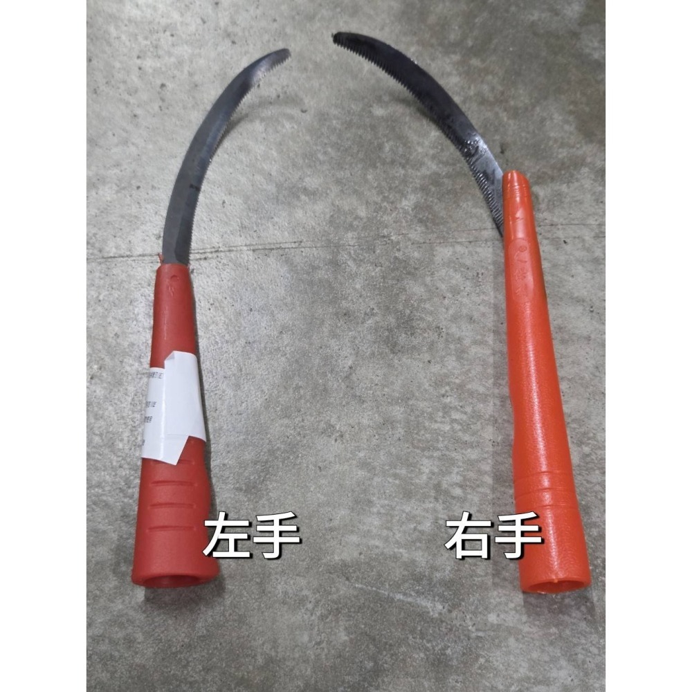 (巧雲家) PVC柄禾刀 短彎 短直 長彎 長直 鐮刀 割草鐮刀 園藝用 農用鐮刀 園藝鐮刀 割草用-細節圖3