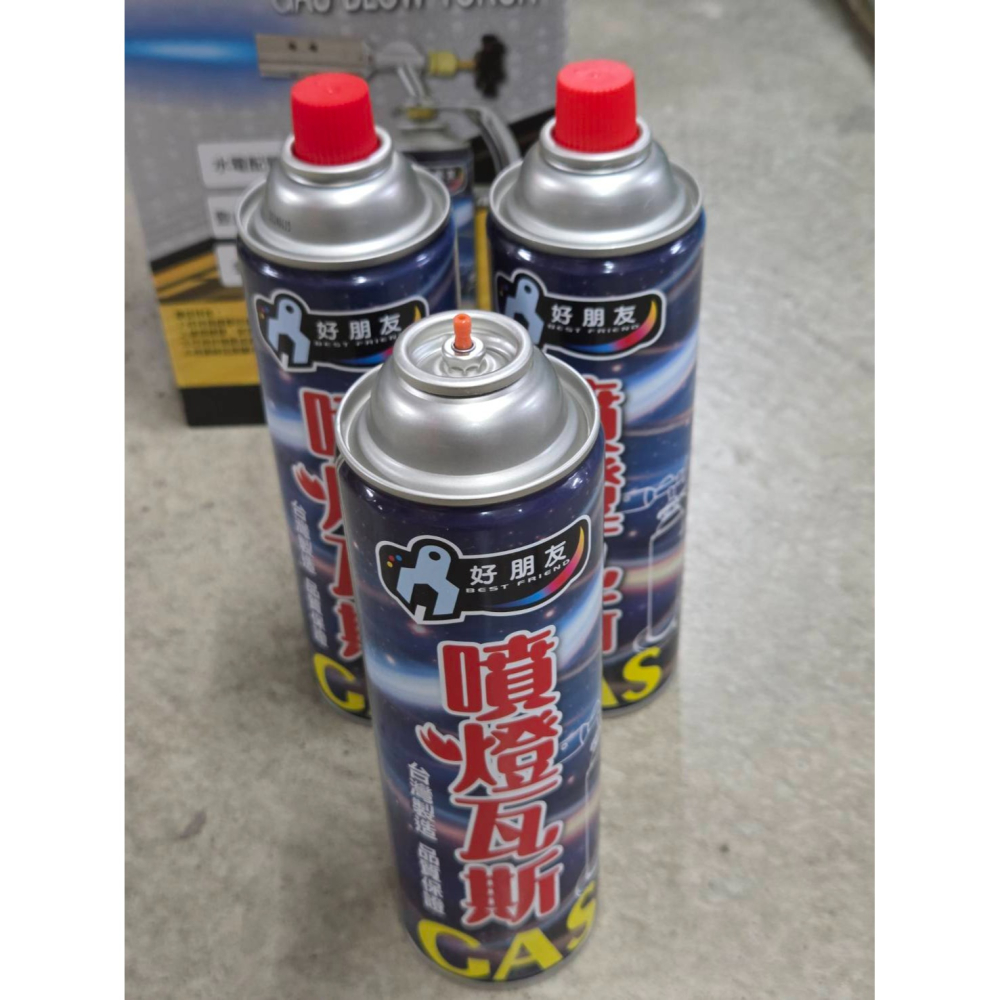 (巧雲家) 好朋友 噴燈瓦斯罐 噴燈瓦斯 台灣製造 卡式噴燈瓦斯 非卡式爐用 300g-細節圖2