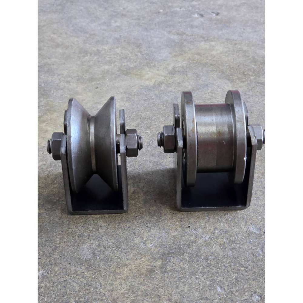 (巧雲家) 3＂V型 H型輪 角輪 鐵門輪 軌道輪-細節圖4