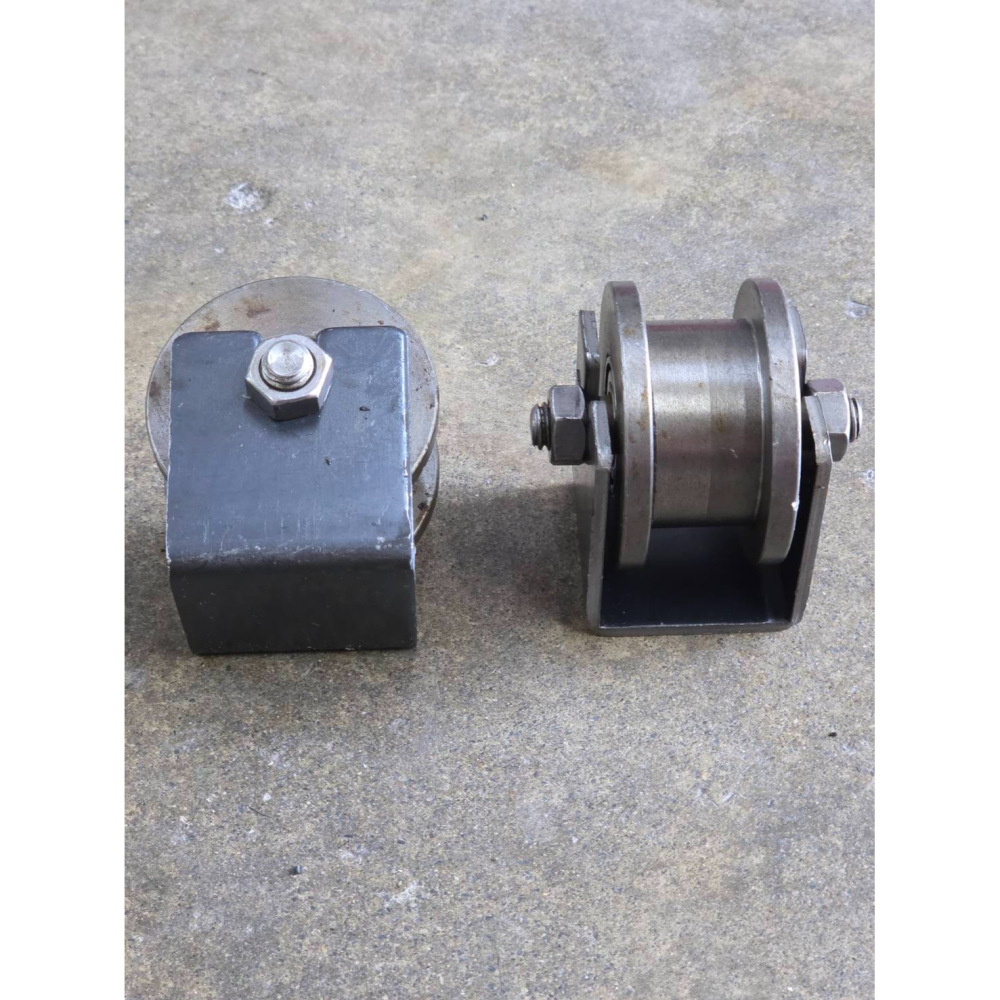 (巧雲家) 3＂V型 H型輪 角輪 鐵門輪 軌道輪-細節圖5