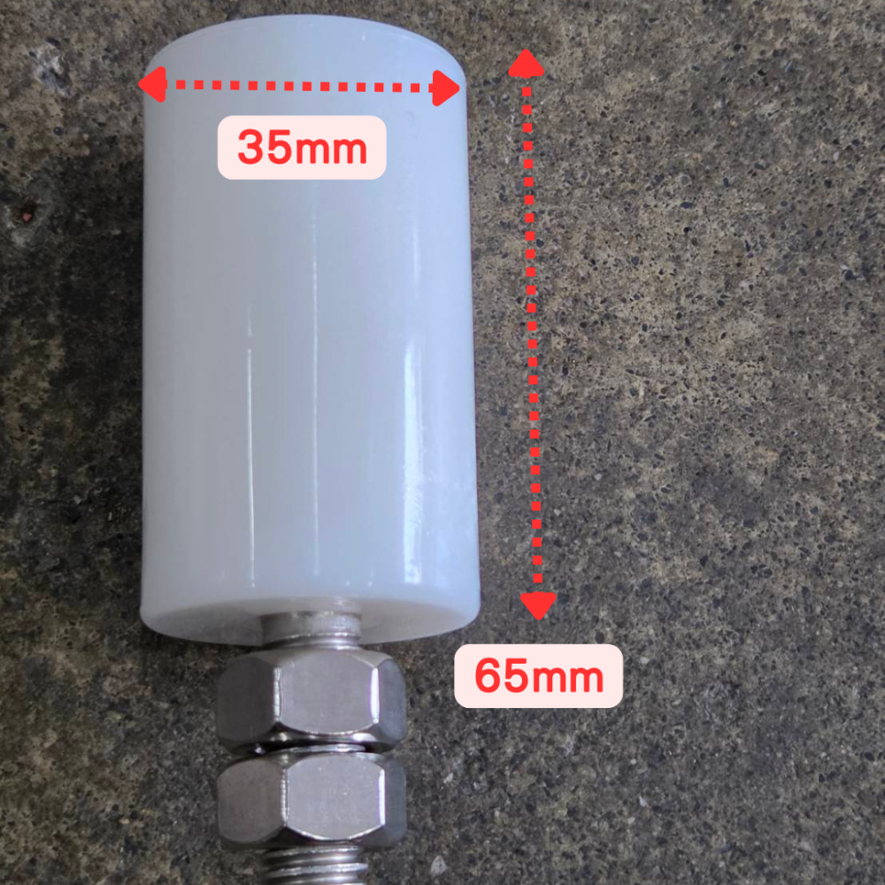(巧雲家) ST護輪 白鐵心護門輪 大門輔助輪-細節圖2