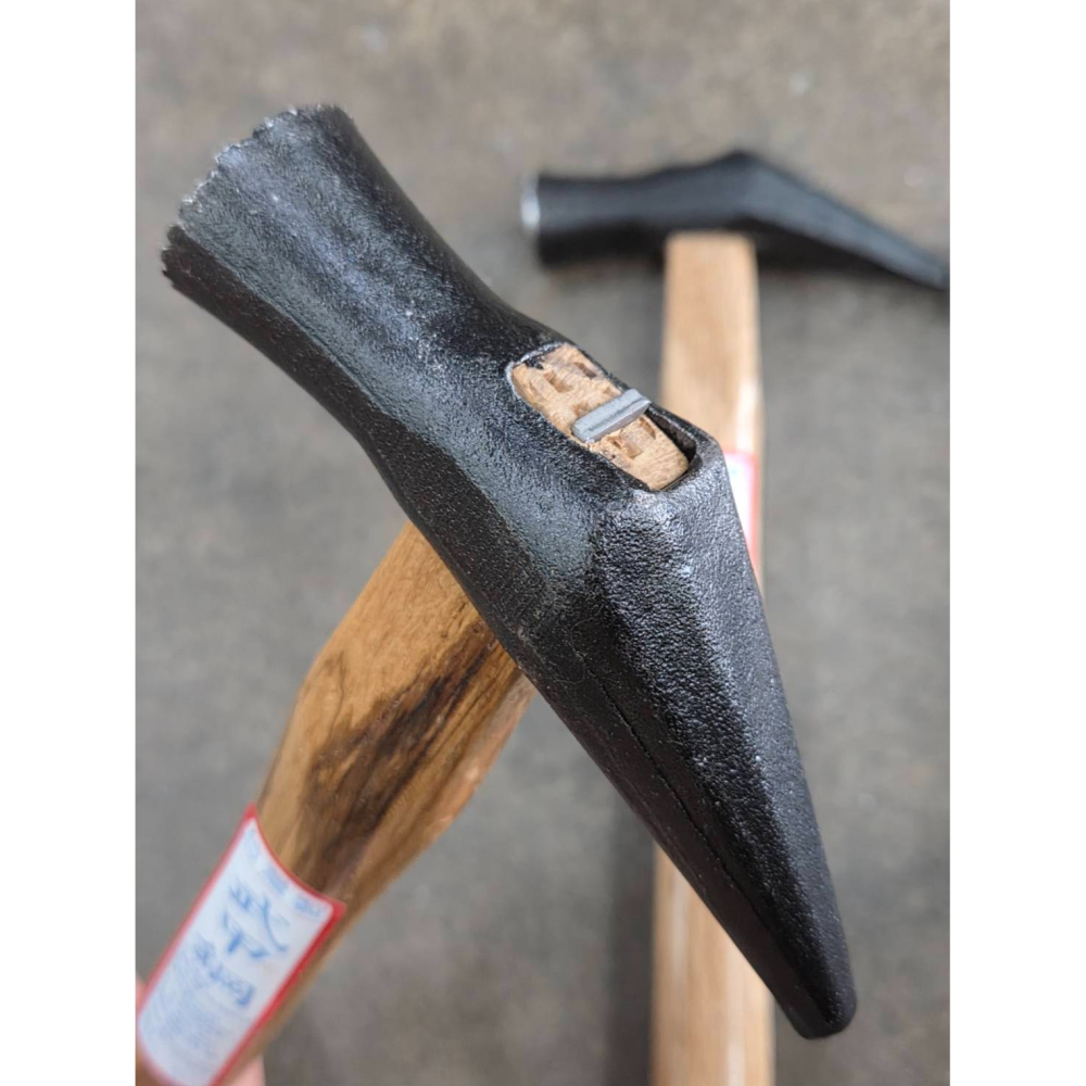 (巧雲家) 武甲鋼 鋼釘鎚1吋 尖尾鎚1寸 8分 6分 磚鎚 磁磚鎚 鐵鎚 磚仔鎚 磚槌 磚錘 磚錘-細節圖8