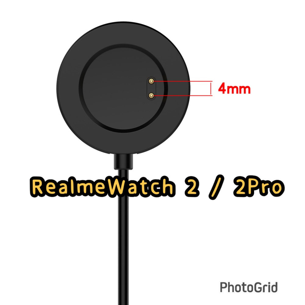 Realme Watch 1 2 2 pro S pro 3 磁吸 充電線 充電器 手錶座充 USB充電線-細節圖4