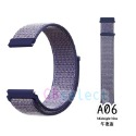 小米手錶運動版 22mm 通用 GTR2 GTR3 GTR4 22mm  尼龍 尼龍回環 尼龍迴環 錶帶-規格圖9