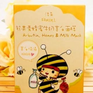 FARDEL法朵依熊果素蜂蜜牛奶美白面膜【4片裝】，面膜，美白，保濕，美白保濕面膜，美白面膜，保濕面膜-細節圖2