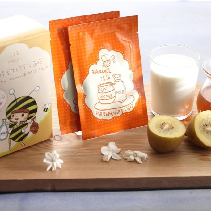 FARDEL法朵依熊果素蜂蜜牛奶美白面膜【4片裝】，面膜，美白，保濕，美白保濕面膜，美白面膜，保濕面膜-細節圖5