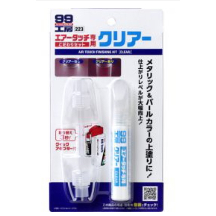 SOFT99 亮光漆組合 補漆筆用噴罐組 + 噴霧罐連接器-透明漆-細節圖4