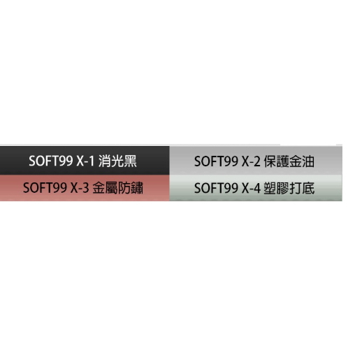 SOFT99 特殊輔助補漆筆 X-1(消光黑) X-2(金油) X-3(金屬防鏽) X-4(塑膠打底) 補漆筆空瓶 噴罐-細節圖7