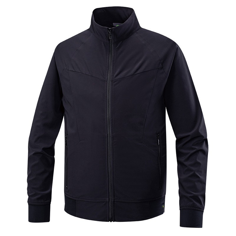 山林MOUNTNEER 男款彈性抗UV短版外套 51J05 黑色 排汗外套 防曬外套 輕薄涼感 OUTDOOR NICE-細節圖2