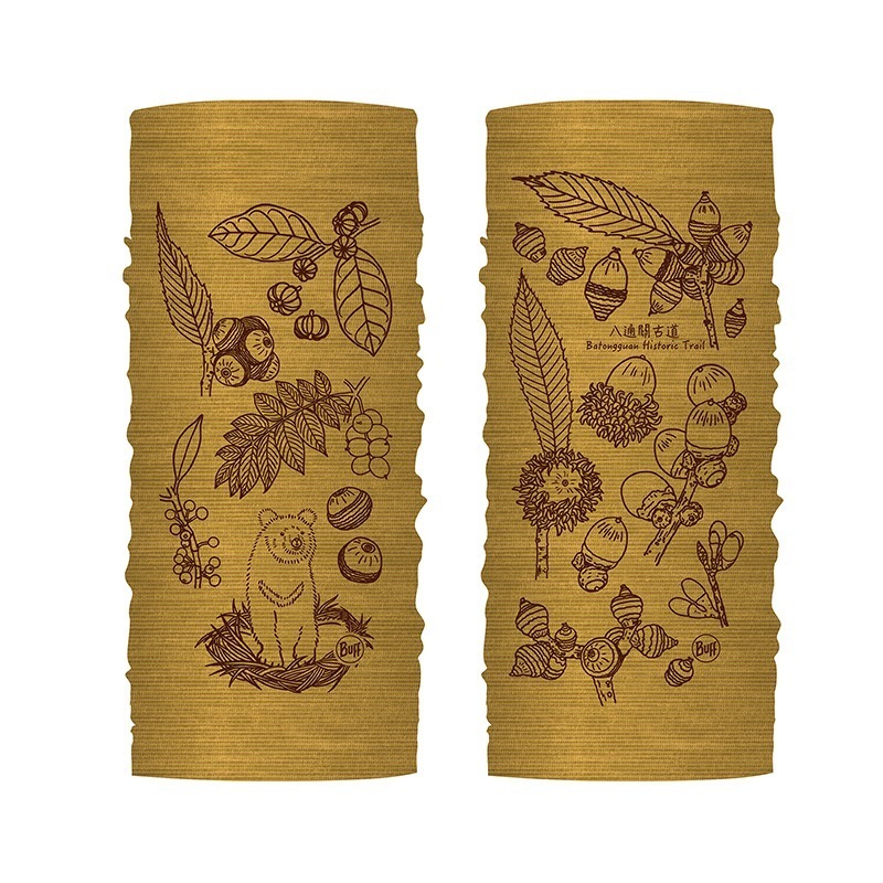 西班牙BUFF 魔術頭巾 舒適125gsm 美麗諾羊毛頭巾 八通關古道 134943-555 OUTDOOR NICE-細節圖2