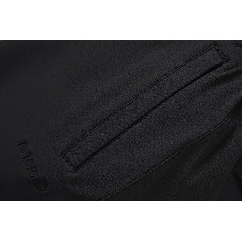 瑞多仕RATOPS 男款彈性THERMOLITE休閒長褲 基本款 DA3720 黑色 OUTDOOR NICE-細節圖4