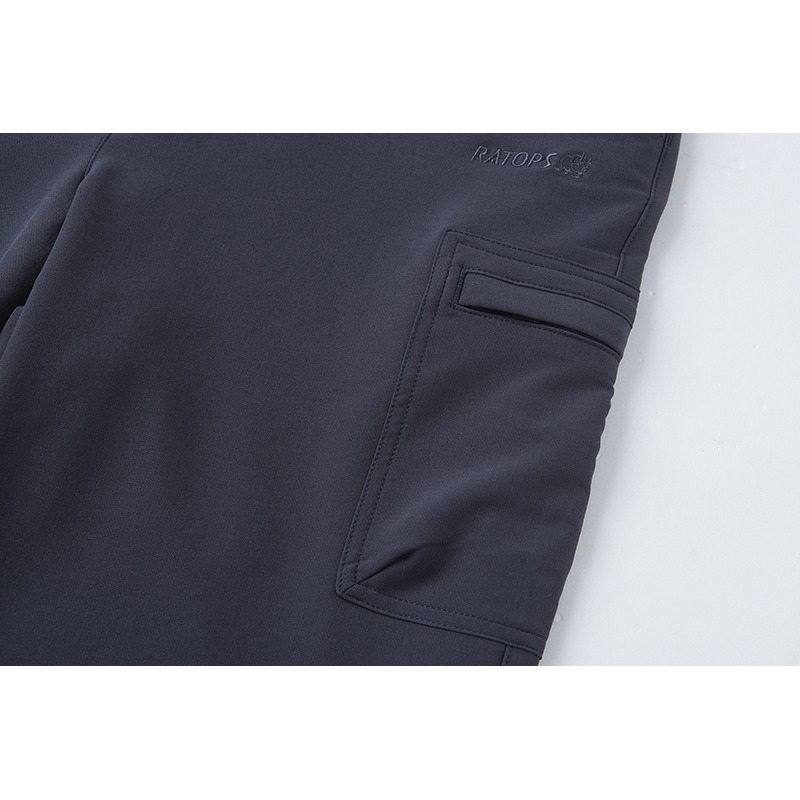 瑞多仕RATOPS 男款彈性保暖長褲 多口袋款 DA3733 暗鐵灰 休閒長褲 平織長褲 OUTDOOR NICE-細節圖6