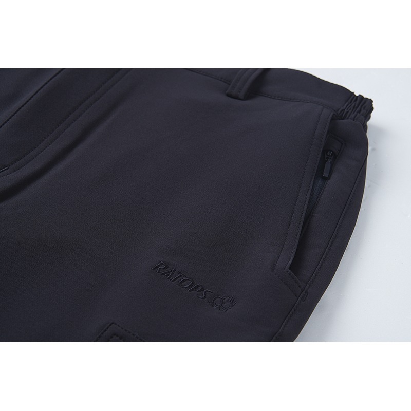 瑞多仕RATOPS 男款彈性保暖長褲 多口袋款 DA3735 黑褐色 休閒長褲 平織長褲 OUTDOOR NICE-細節圖4