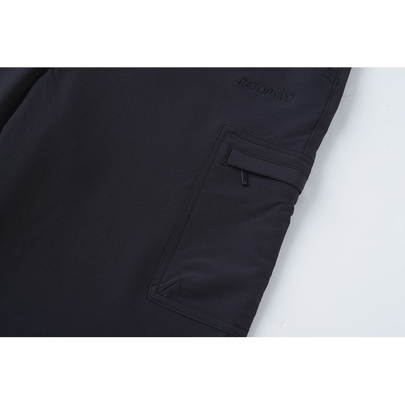 瑞多仕RATOPS 男款彈性保暖長褲 多口袋款 DA3735 黑褐色 休閒長褲 平織長褲 OUTDOOR NICE-細節圖6