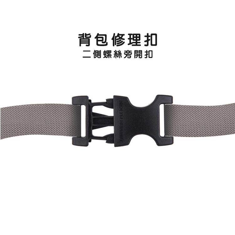 澳洲 SEA TO SUMMIT 20mm 背包袋帶扣零件 快修插扣 二側螺絲旁插扣 修理扣 OUTDOOR NICE-細節圖2