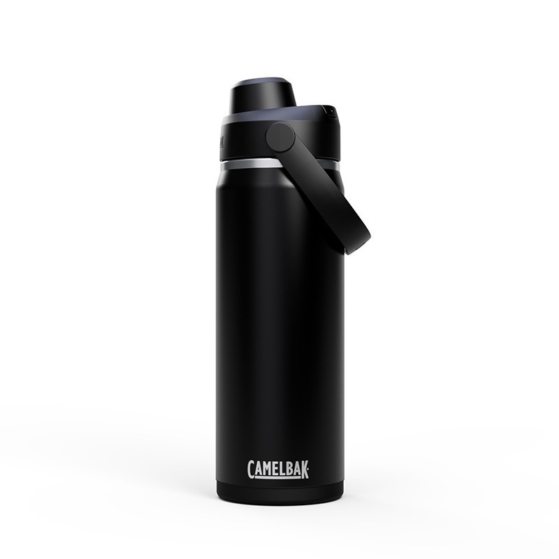 美國CAMELBAK 600ml Chug 不鏽鋼彈蓋運動保溫瓶(保冰) 濃黑 不鏽鋼保溫瓶 OUTDOOR NICE-細節圖2