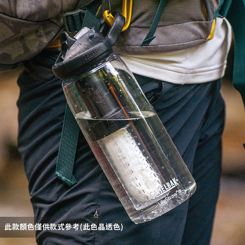 CAMELBAK 1000ml LifeStraw濾心 eddy+多水吸管水瓶RENEW 晶透白 登山水壺 順利營戶外-細節圖6