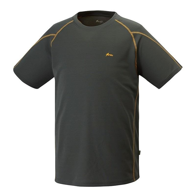 維特FIT 男款COOLMAX 圓領短袖上衣 ZS1103 灰褐色 排汗衣 運動短T OUTDOOR NICE-細節圖2
