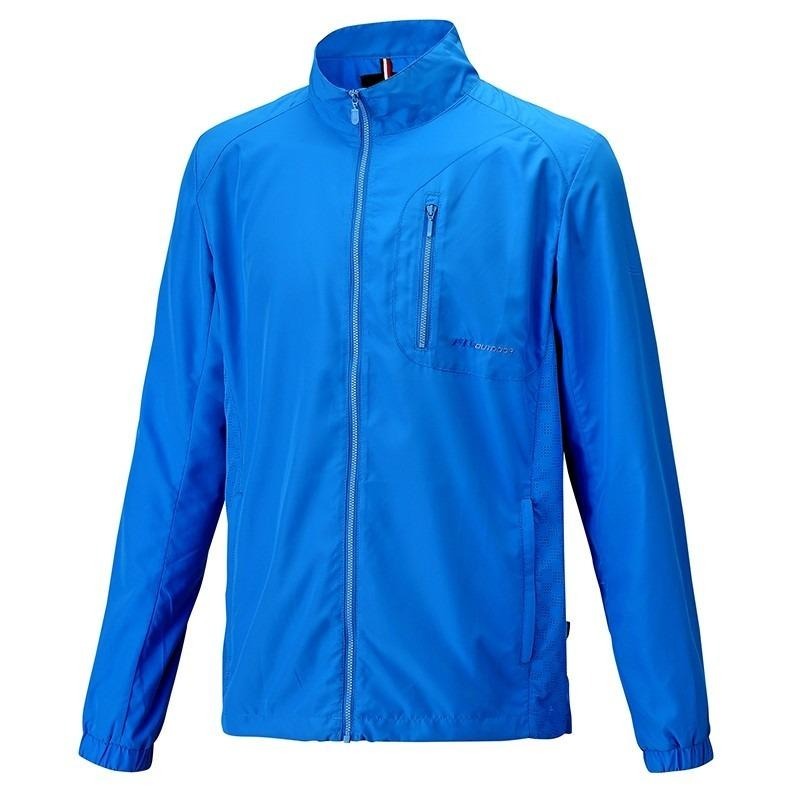 維特FIT 男款防潑防曬透氣外套 ZS1301 青金石藍 休閒外套 防潑水 OUTDOOR NICE-細節圖2