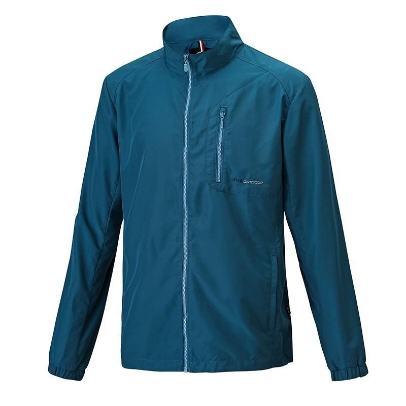 維特FIT 男款防潑防曬透氣外套 ZS1301 藍綠色 休閒外套 防潑水 OUTDOOR NICE-細節圖2