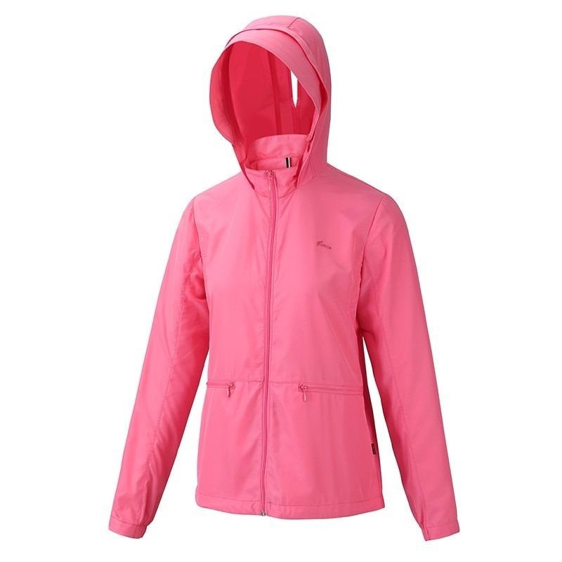 維特FIT 女款防潑連帽防曬外套 ZS2301 桃紅色 休閒外套 防潑水 OUTDOOR NICE-細節圖2