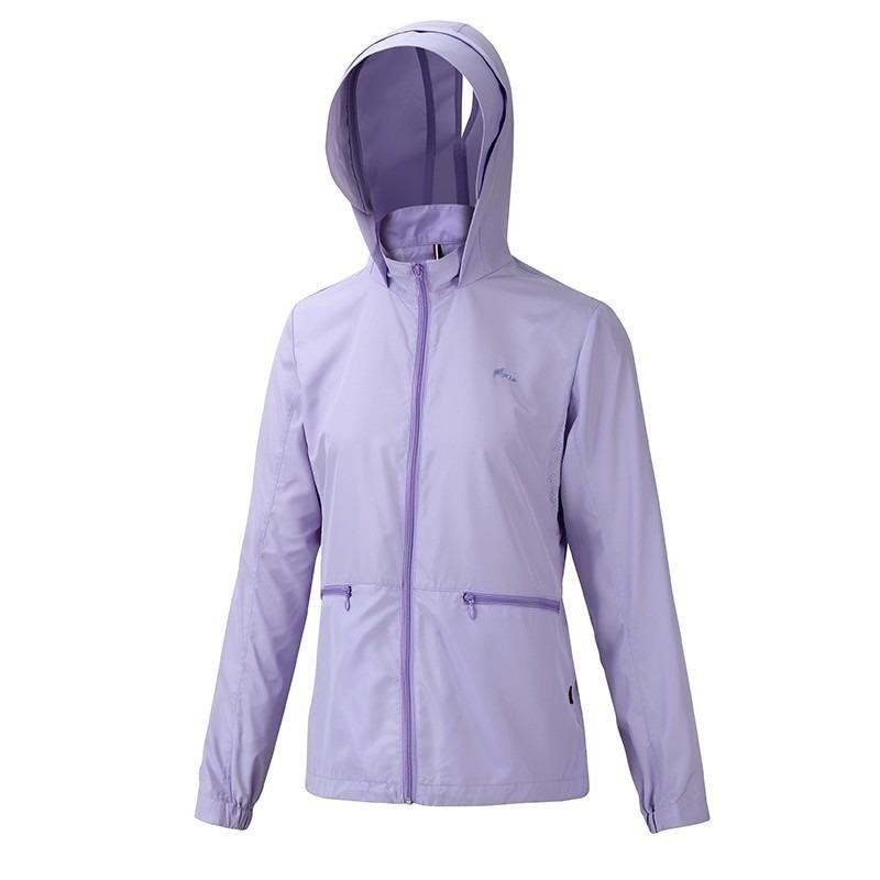 維特FIT 女款防潑連帽防曬外套 ZS2301 粉紫色 休閒外套 防潑水 OUTDOOR NICE-細節圖2