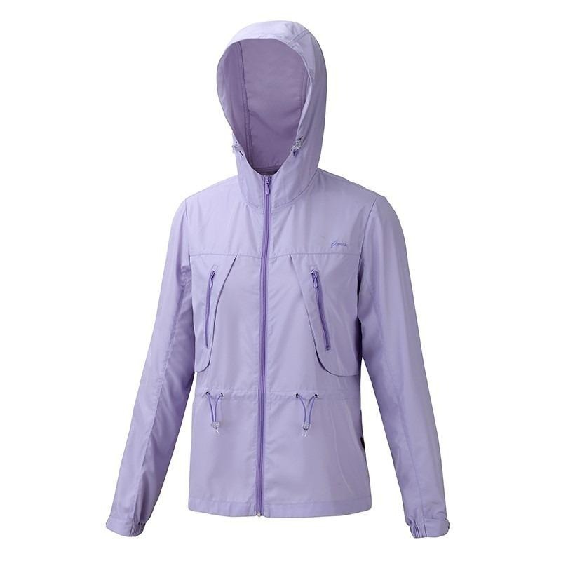 維特FIT 女款防潑連帽防曬外套 ZS2302 粉紫色 休閒外套 防潑水 OUTDOOR NICE-細節圖2