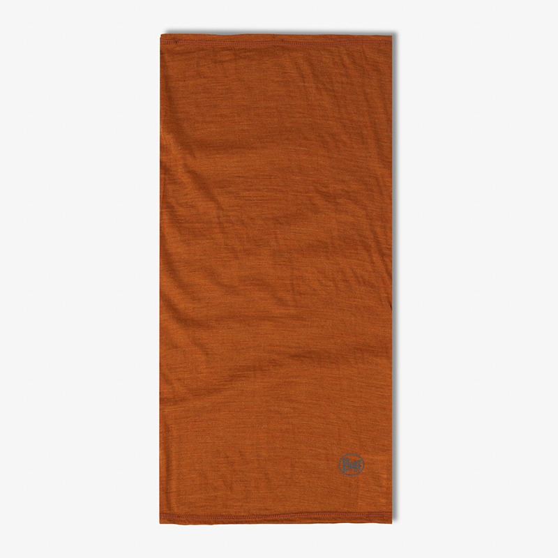 西班牙BUFF 魔術頭巾 舒適素面-美麗諾羊毛頭巾 薑黃色 117819-221 圍巾 脖圍 OUTDOOR NICE-細節圖3