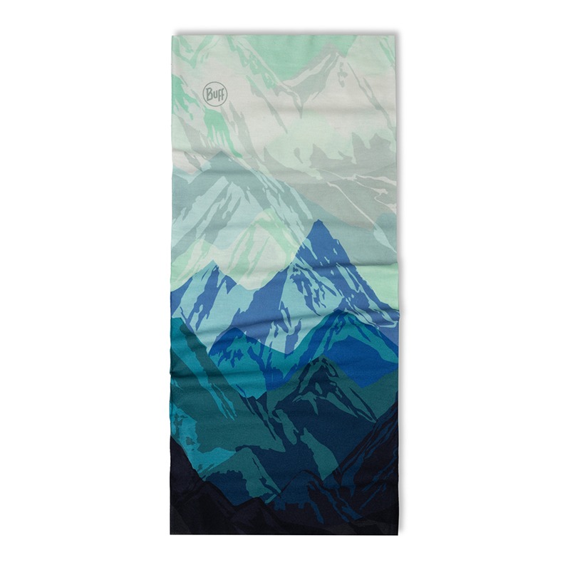 西班牙BUFF 經典頭巾 original Plus 藍山疊影 136895-707 四彈排汗 OUTDOOR NICE-細節圖2