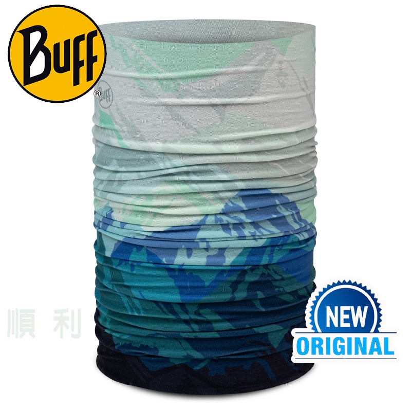 西班牙BUFF 經典頭巾 original Plus 藍山疊影 136895-707 四彈排汗 OUTDOOR NICE-細節圖5