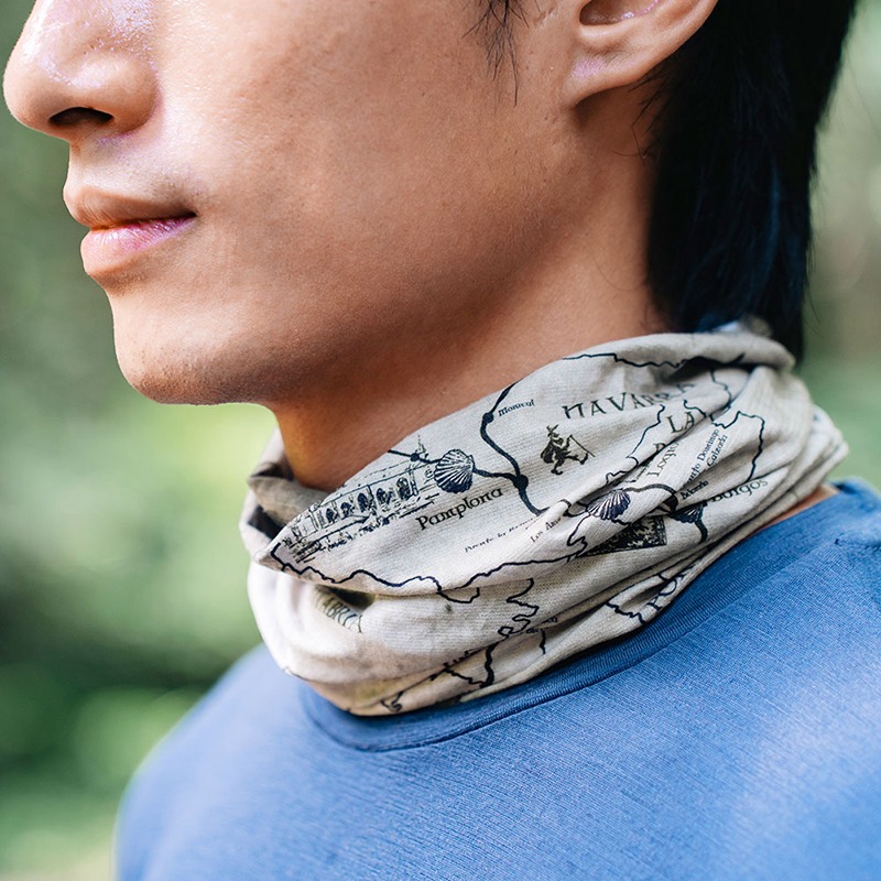 BUFF COOLNET 抗UV頭巾 聖雅各之路-法國之路 134425-845 涼感快乾 OUTDOOR NICE-細節圖5