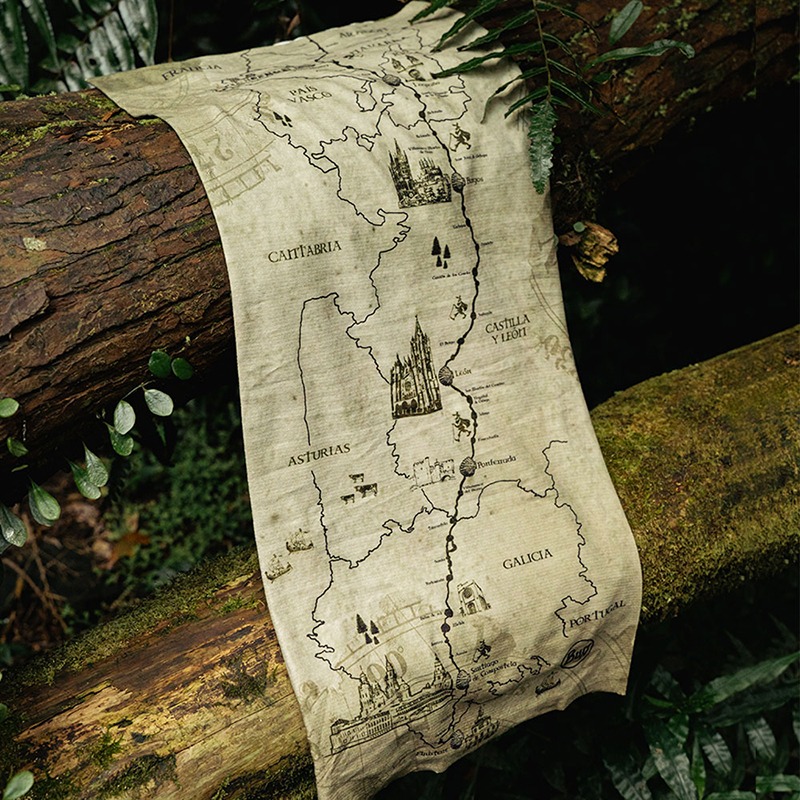 BUFF COOLNET 抗UV頭巾 聖雅各之路-法國之路 134425-845 涼感快乾 OUTDOOR NICE-細節圖6