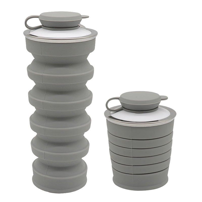 ADISI 隨身折疊水瓶 500ml AS24104 天空藍 折疊水杯 隨身杯 環保杯 OUTDOOR NICE-規格圖4