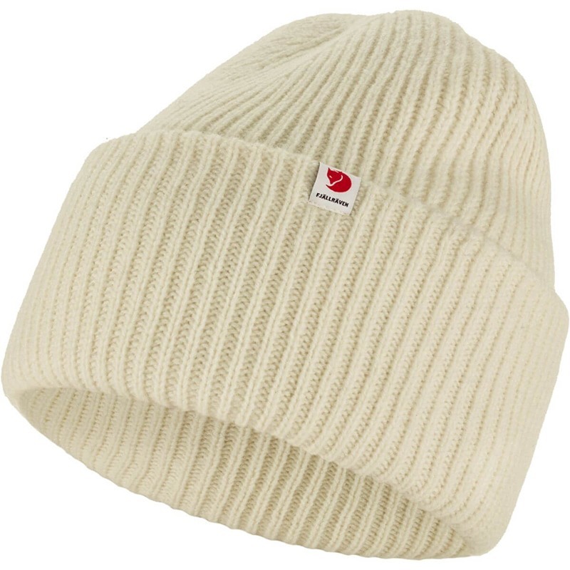 FJALLRAVEN Heavy Beanie 羊毛保暖帽 粉筆白 12100006 羊毛帽 OUDTOOR NICE-細節圖2