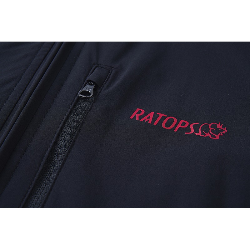 瑞多仕 RATOPS 男款防水透濕刷毛背心 RAS787 黑色 防水背心 保暖背心 OUTDOOR NICE-細節圖4