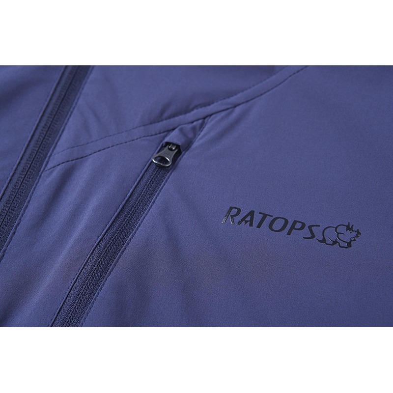 瑞多仕 RATOPS 男款防水透濕刷毛外套 RAS781 宇宙藍灰色 防水外套 保暖外套 OUTDOOR NICE-細節圖4